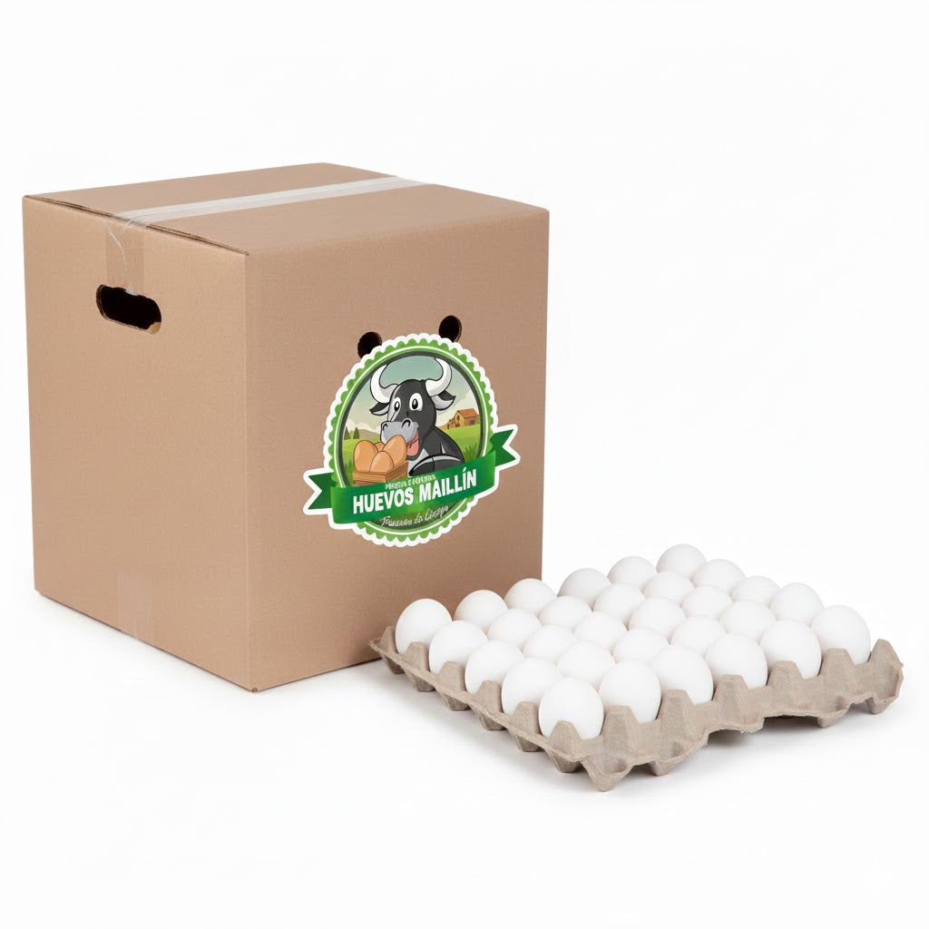 Huevos Extra Blanco Maullín - Caja 180 Un.
