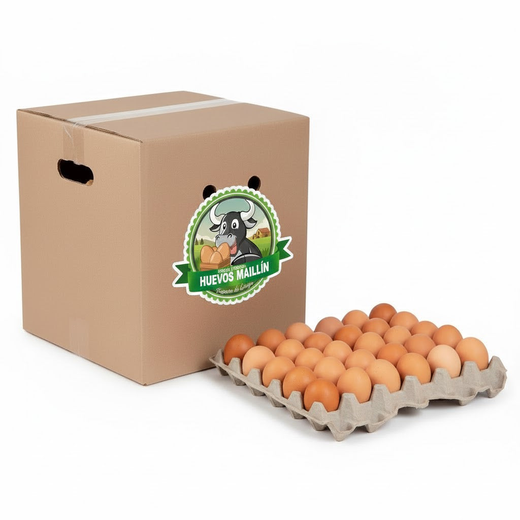 Huevos Segunda Color Maullín - Caja 180 Un.