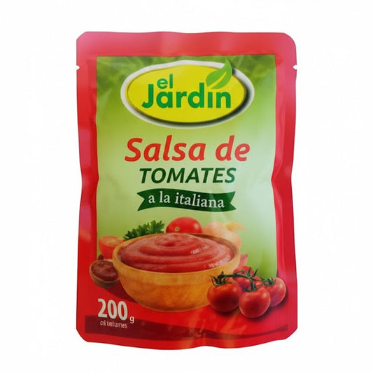 Salsa de Tomate Natural El Jardin - Sachete 200 Gr
